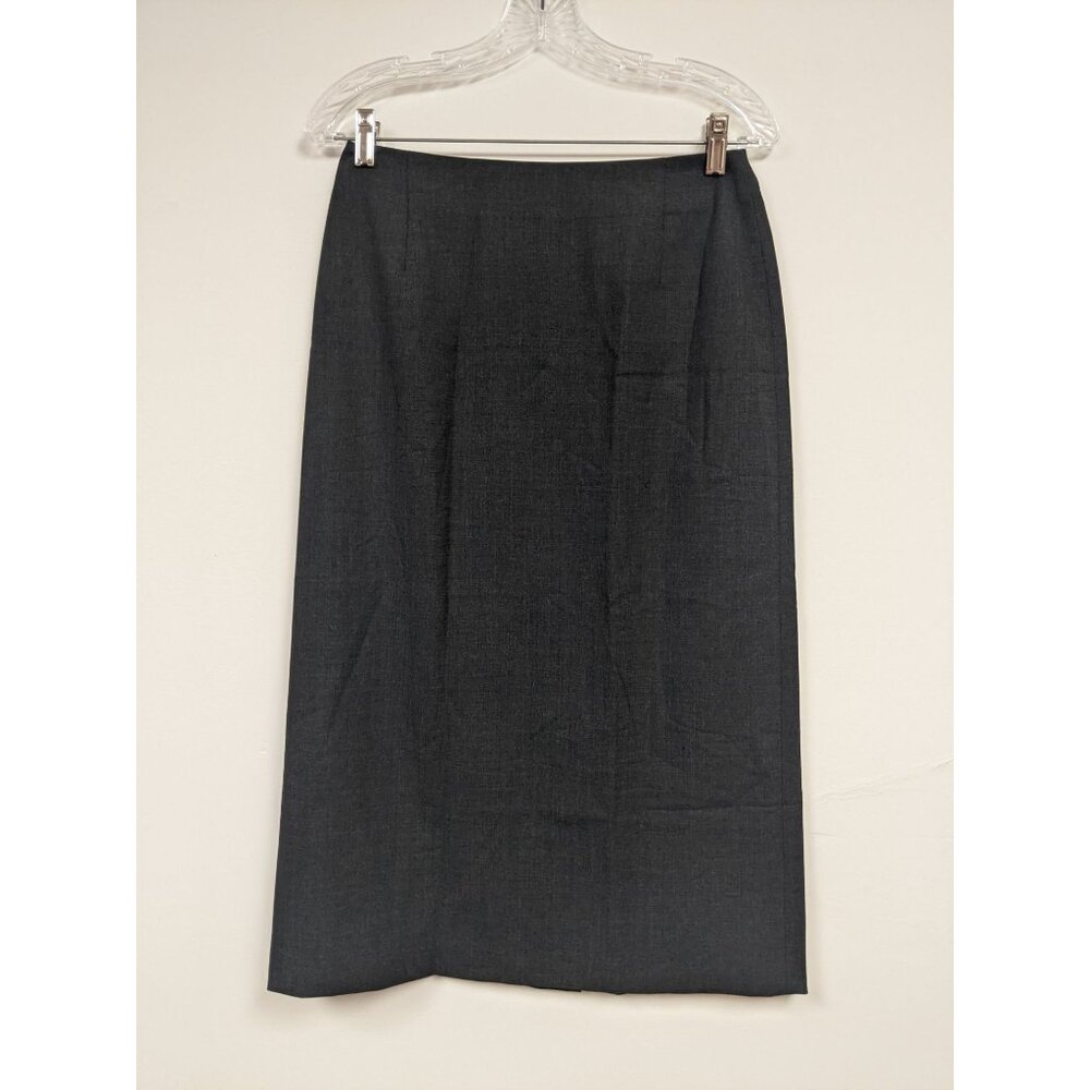 Vintage Eddie Bauer Dark Gray Skirt Size 4 Modest Womens